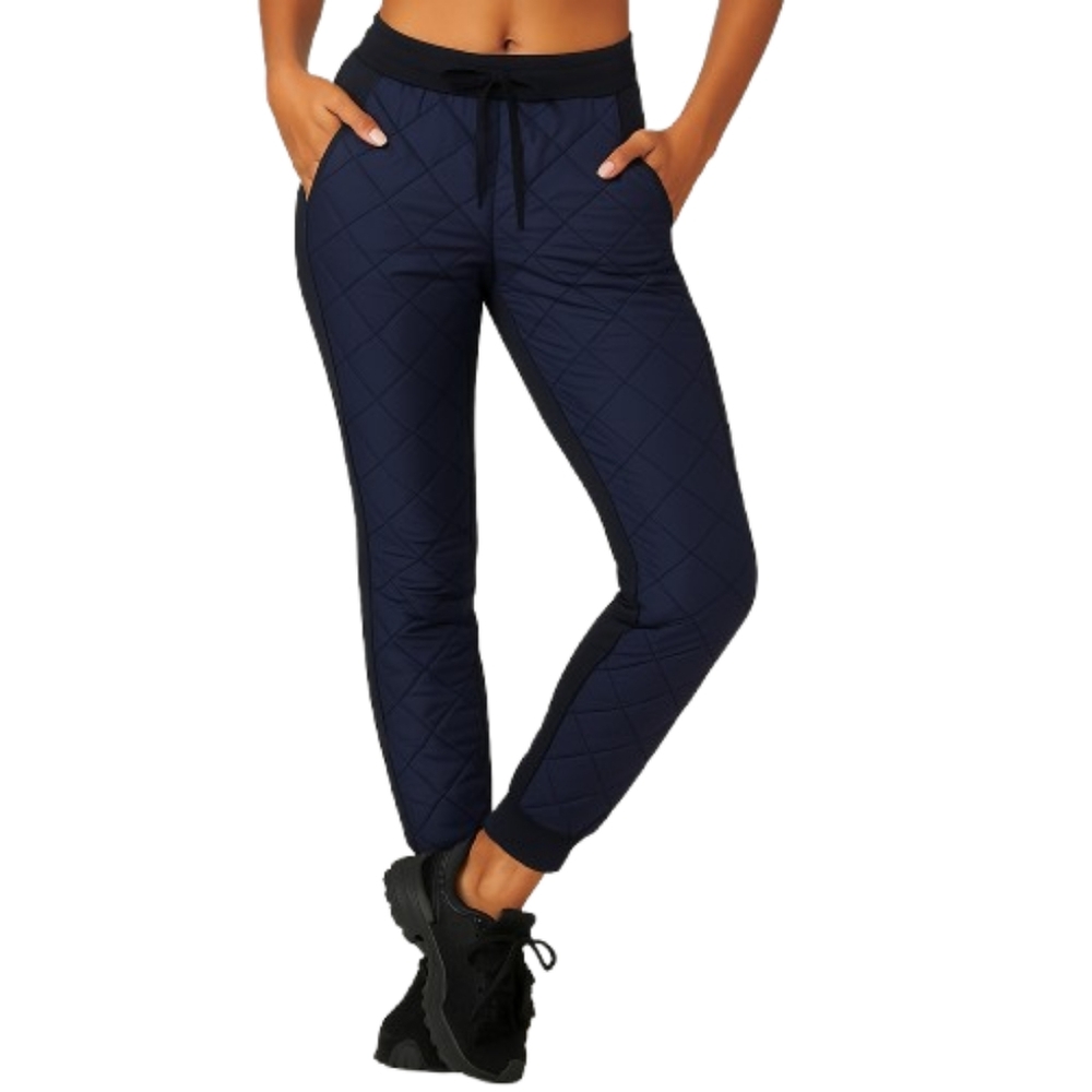 ALO YOGA Airbrush Winter Warm High Waist Moto Puffer Pant
